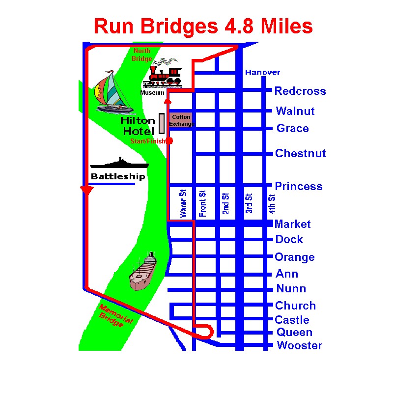 Bridge Run Map